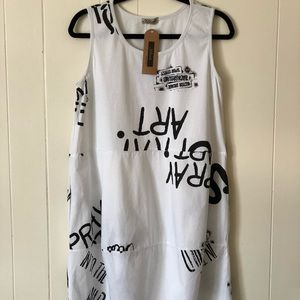 Tivoli Boho-Styles Dress with Graphic Print S